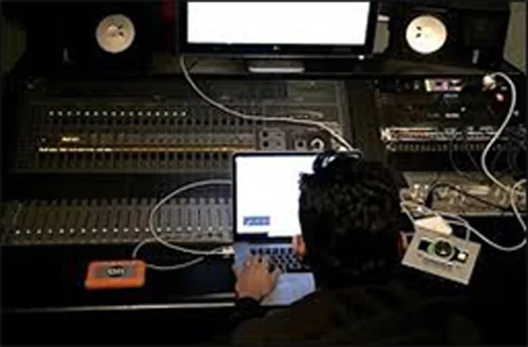 Arjun Vagale working in a studio