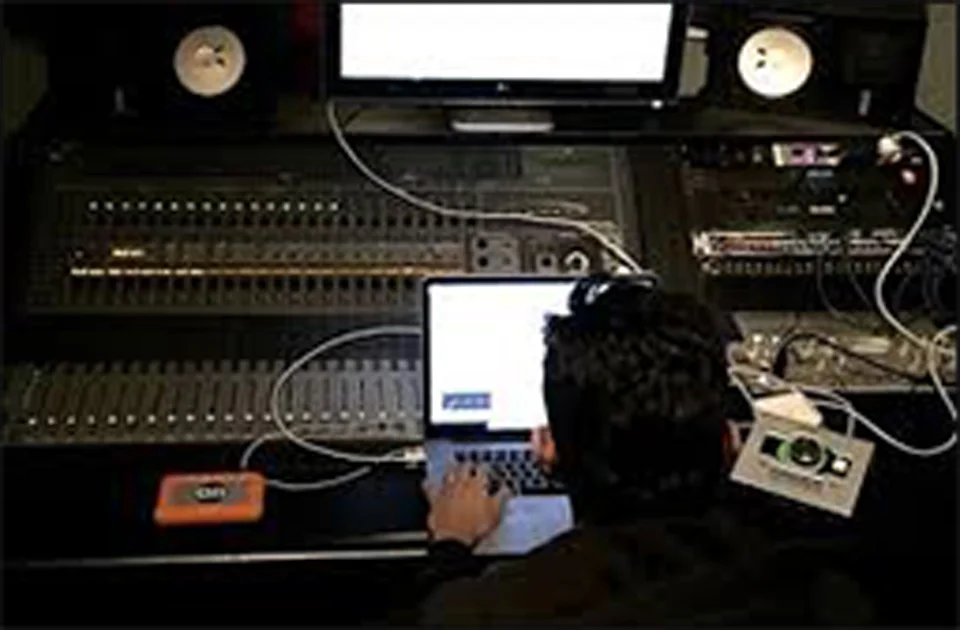 Arjun Vagale working in a studio