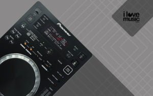 Pioneer cdj350 image with i love music logo