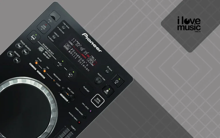 Pioneer cdj350 image with i love music logo