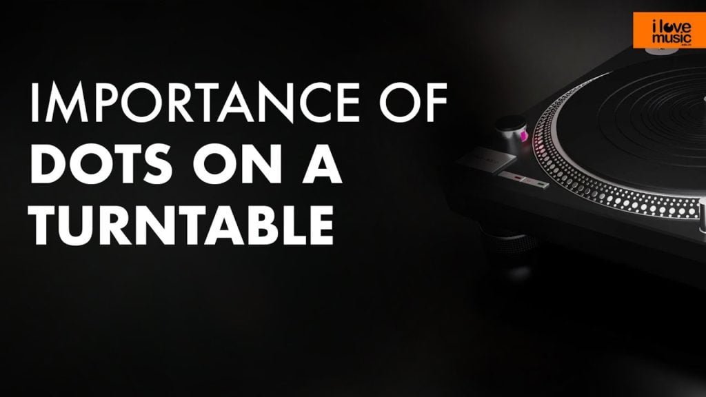 Improtance of Dots on a turntable