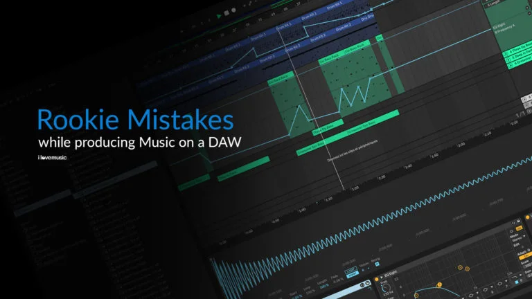rookie mistakes while making electronic music banner