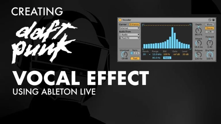 Creating Daft punk style vocal effects