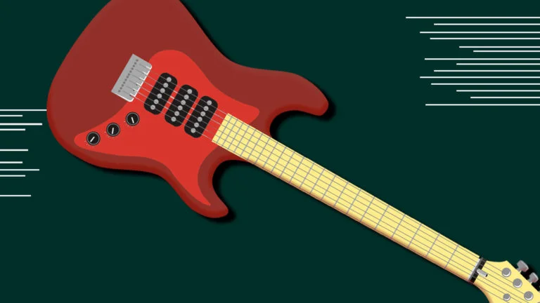 Electric Guitar drawn
