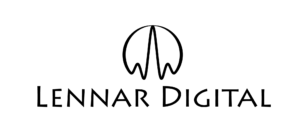 Lennardigital black logo without background