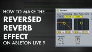 How to make the Reversed reverb effect on Ableton 9