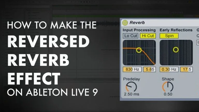 How to make the Reversed reverb effect on Ableton 9