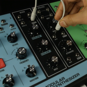 Moog Grandmother Synth Infographic Mixer Section