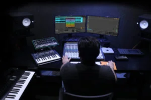 Mastering in Audio Engineering Studio