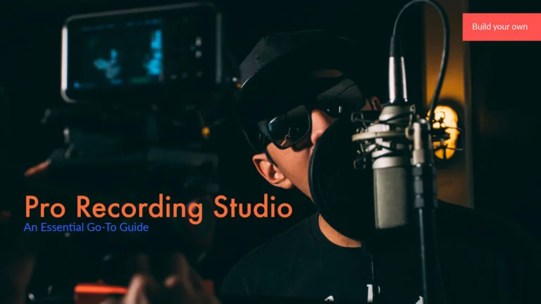 Professional Recording Studio