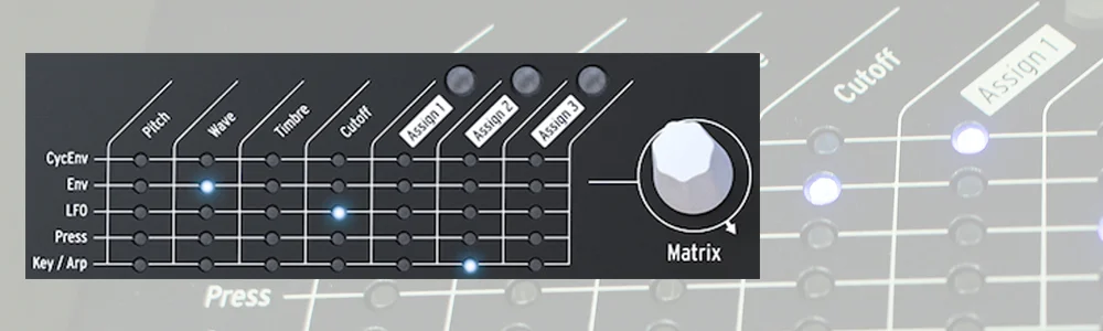 Arturia MicroFreak Modulation Matrix