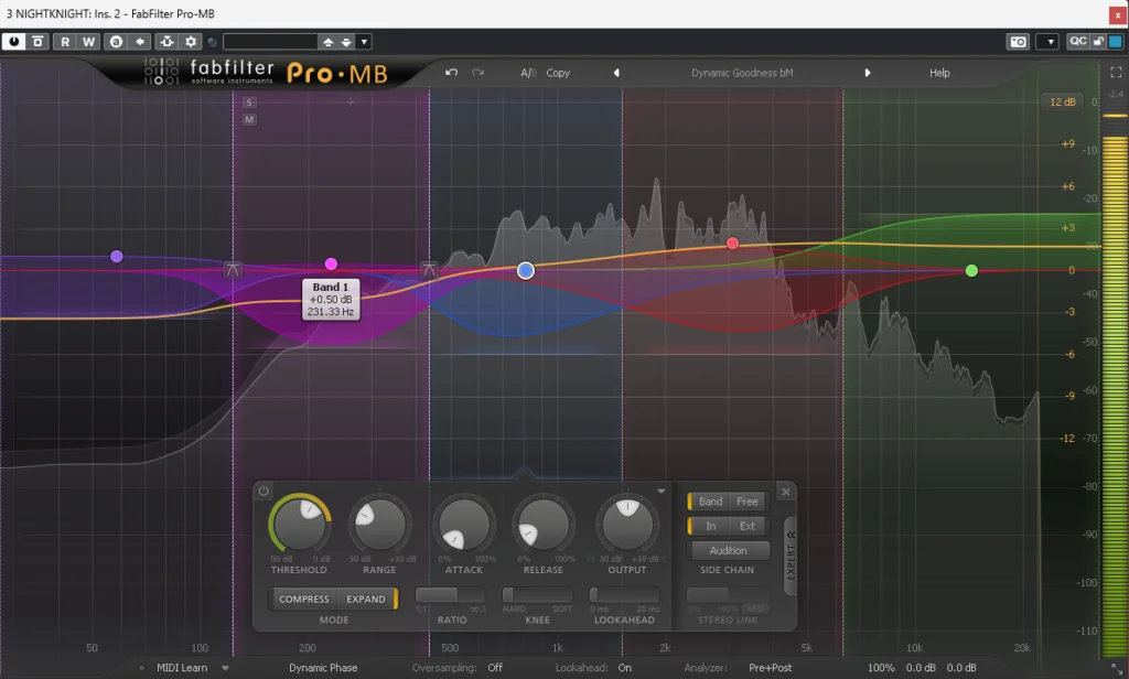 Multi-Band Compressor for mixing