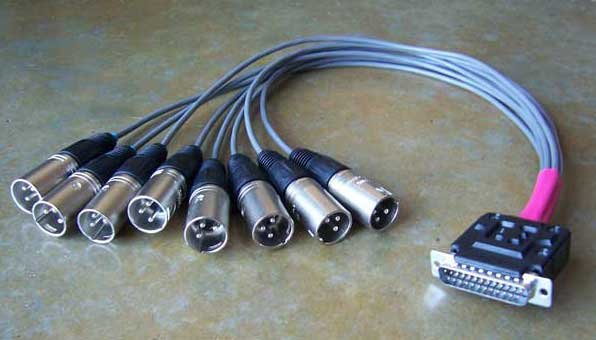 Complete guide to Audio Cables in the Studio 10 D Sub Breakout cable