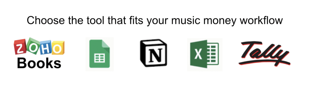 Music Money: Now Track Your Income Like A Pro 4 Music Money Workflow